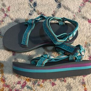 🌟Teva Women's Sandals - Teal and Black🌟